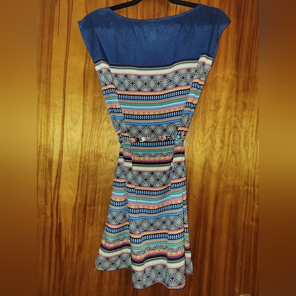 Alna Be by Francesca's Colorful Boho Dress - Picture 2 of 4